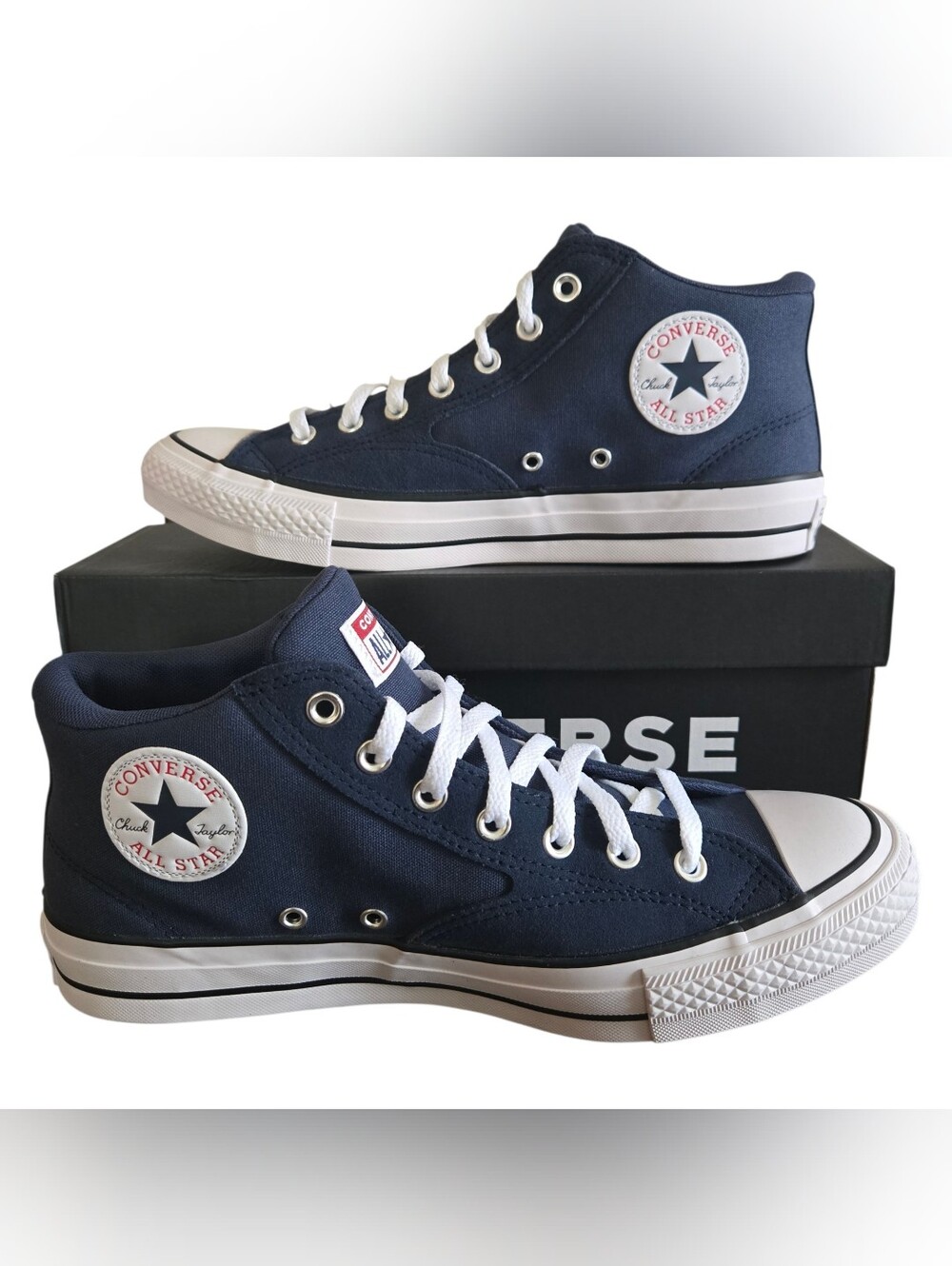 Converse CTAS Malden Street Mid Shoes Mens Size 10.5 Navy Blue A16823F
